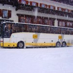 bus van OAD in de sneeuw