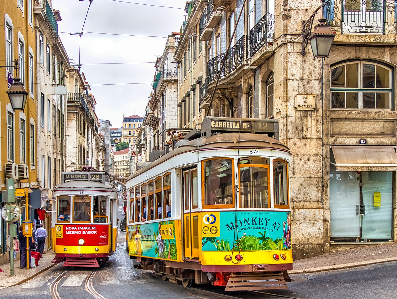 Tram Portugal - tickets en tours Lissabon