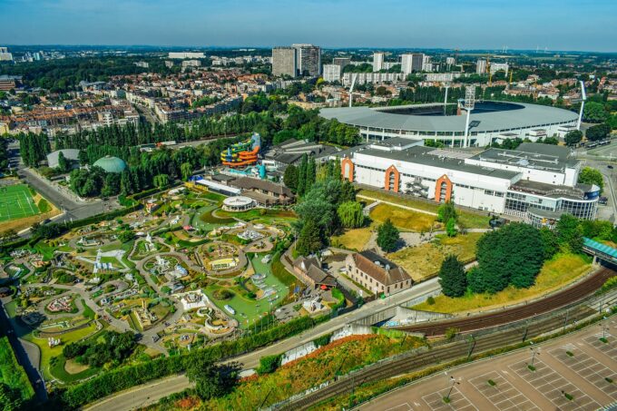 Luchtfoto Mini Europe park - Tickets en tours Brussel